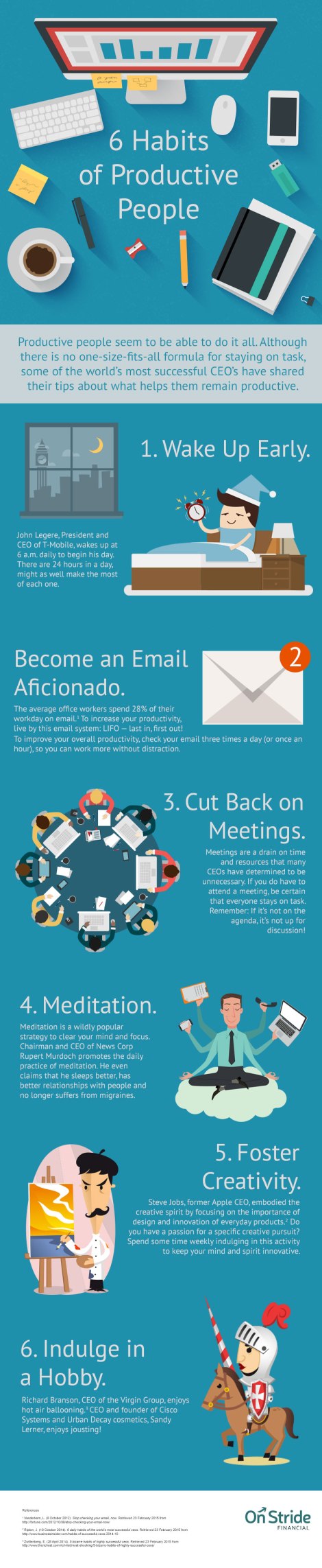 6 Habits Of Productive People